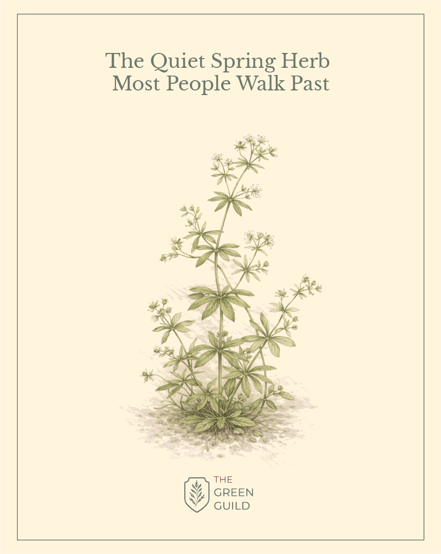 cleavers botanical art