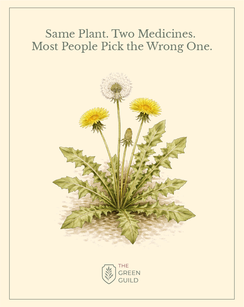 dandelion botanical art