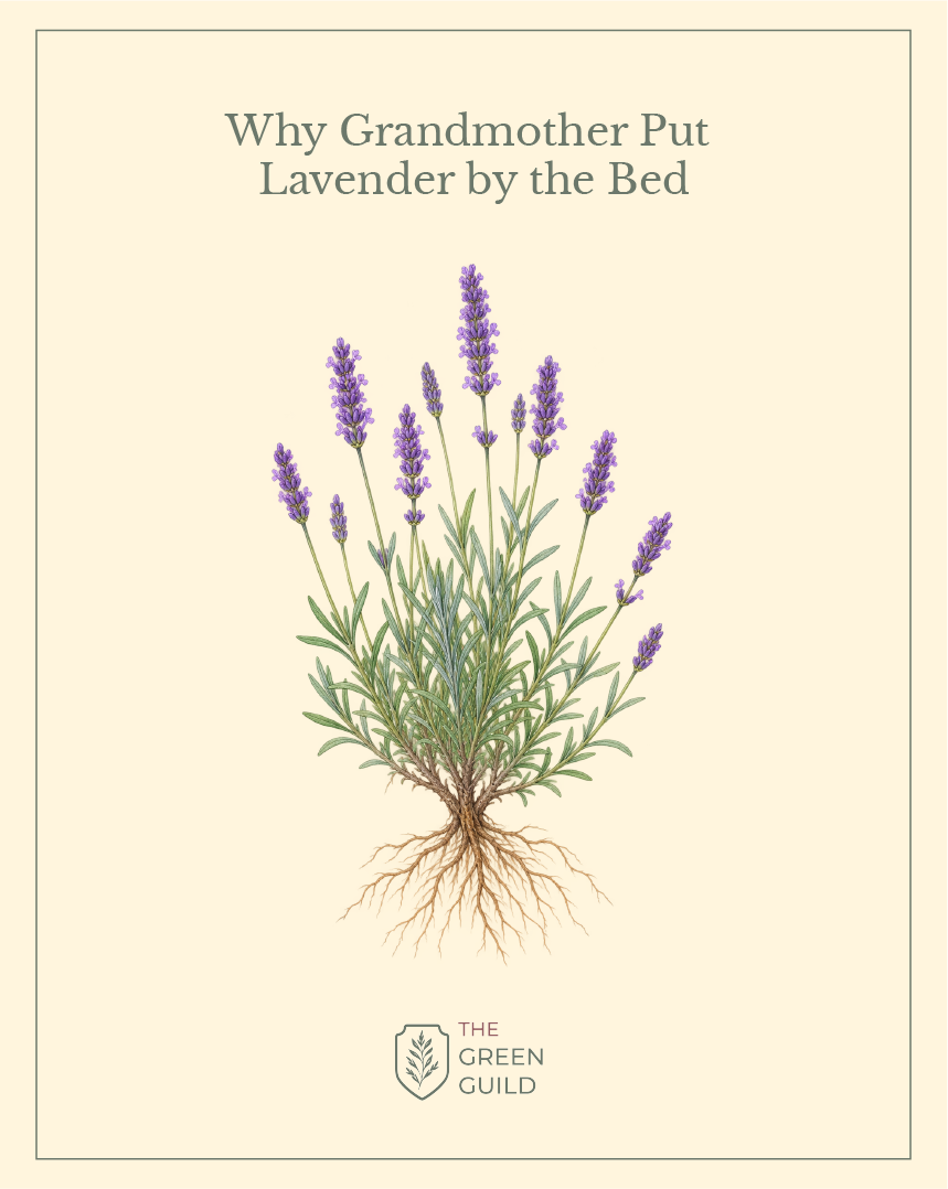 lavender botanical art